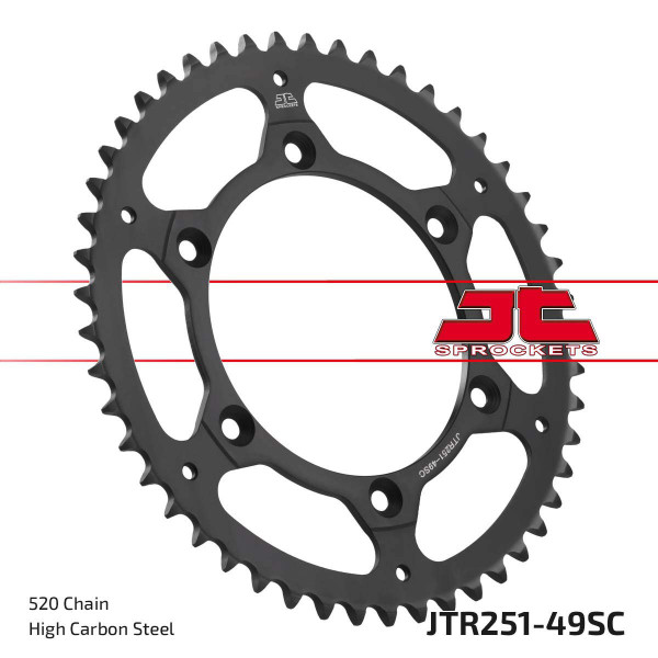 JT JT Rear Sprockets R/W 251-49SC